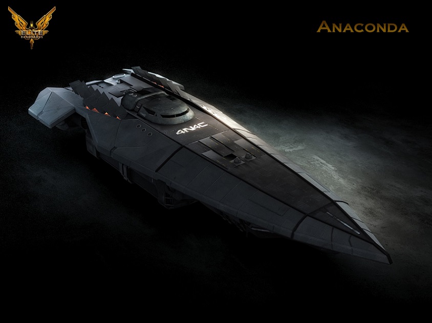 Image of the Anaconda from Elite Dangerous